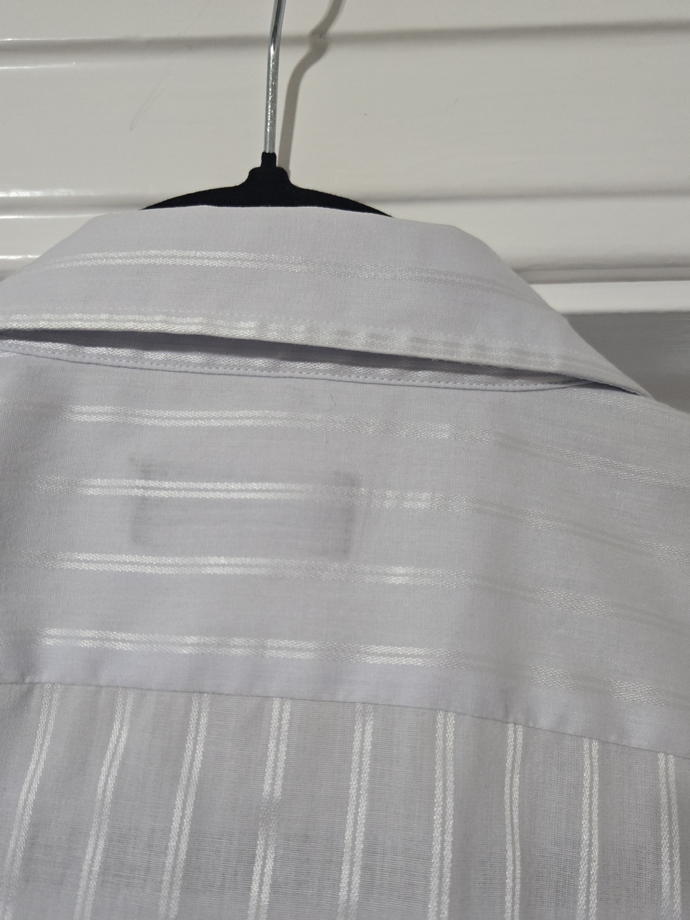 Men's Vintage Christian Diore Pinstripe  Blue Dress Shirt - - Picture 5 of 11